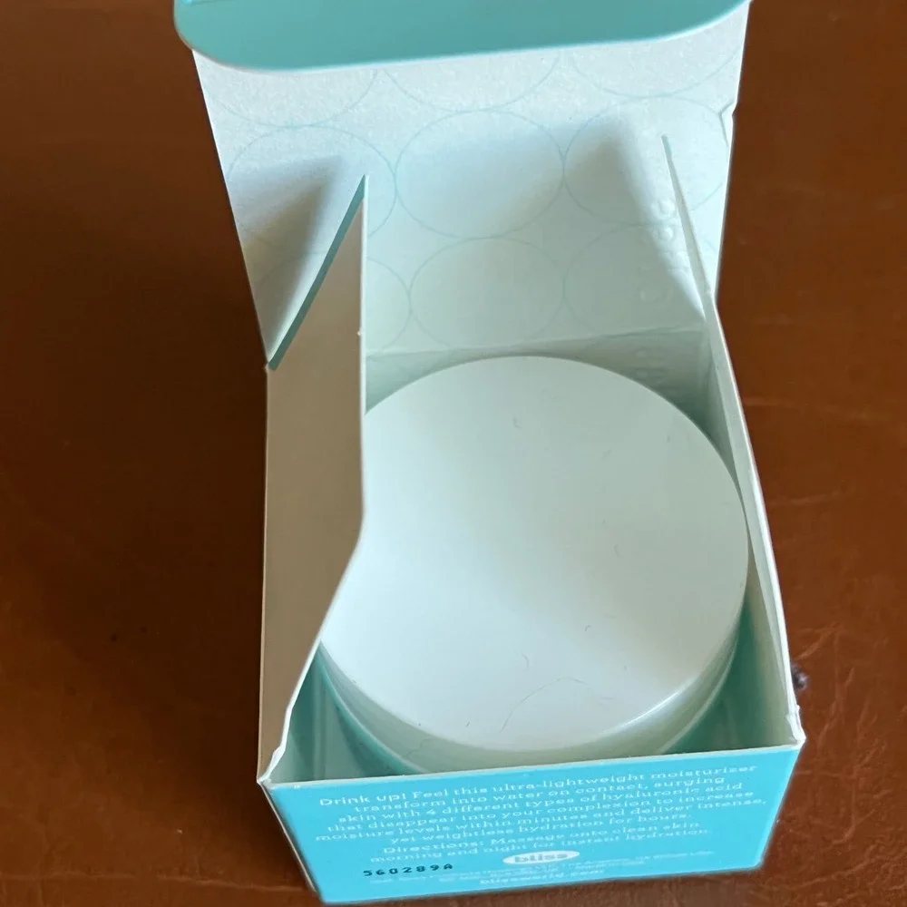 Bliss Drench & Quench Cream-to-Water Hydrator 15mL‎ Travel Size Moisturizer NEW